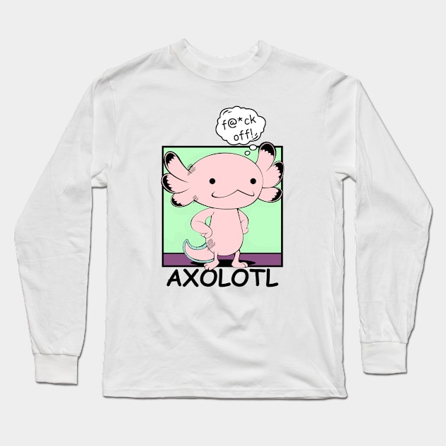 Axolotl Long Sleeve T-Shirt by Lumio Gifts